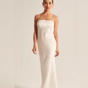 Olive Geeen Spaghetti Strap Dress